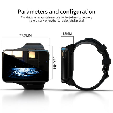 Reloj inteligente LOKMAT APPLLP Max 4G con llamadas, 2,88 pulgadas, MTK6761 de cuatro núcleos, 4 GB + 64 GB, Android 9.0, GPS, control del ritmo cardíaco