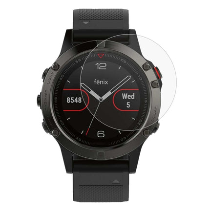 2 piezas ENKAY Hat-Prince para reloj inteligente Garmin Fenix ​​5, 0,2 mm, dureza de superficie 9H, película de pantalla de vidrio templado a prueba de explosiones 2.15D