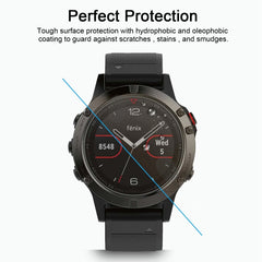 2 PCS ENKAY Hat-Prince for Garmin Fenix 5 Smart Watch 0.2mm 9H Surface Hardness 2.15D Explosion-proof Tempered Glass Screen Film