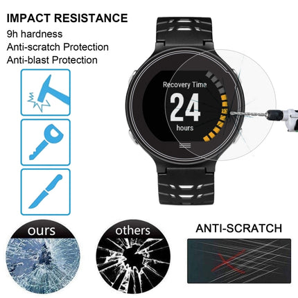 2 PCS ENKAY Hat-Prince for Garmin Forerunner 630 Smart Watch 0.2mm 9H Surface Hardness 2.15D Explosion-proof Tempered Glass Screen Film