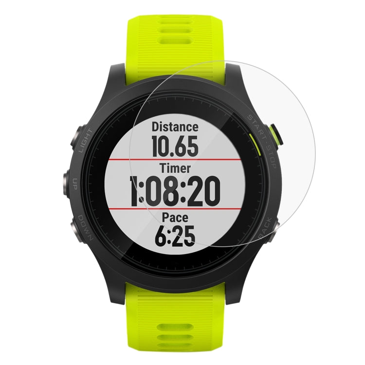 2 piezas ENKAY Hat-Prince para reloj inteligente Garmin Forerunner 935, 0,2 mm, dureza de superficie 9H, película de pantalla de vidrio templado a prueba de explosiones 2.15D