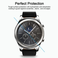 2 PCS ENKAY Hat-Prince for Samsung Gear S3  Smart Watch 0.2mm 9H Surface Hardness 2.15D Explosion-proof Tempered Glass Screen Film