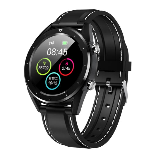 DT28 1,54 Zoll IP68 wasserdichte Smartwatch mit Silikonarmband, Bluetooth 4.2, unterstützt Erinnerung an eingehende Anrufe/Blutdrucküberwachung/Uhrenzahlung