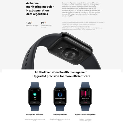 Reloj inteligente Xiaomi Mi Band 8 Pro original con pantalla a todo color AMOLED de 1,74 pulgadas, resistente al agua hasta 5 ATM, compatible con GPS, NFC y frecuencia cardíaca