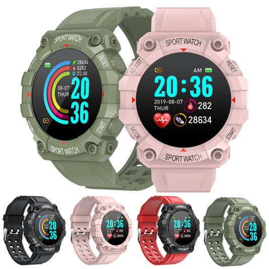 Reloj inteligente deportivo FD68 con pantalla redonda a color de 1,3 pulgadas, compatible con modo multideportivo y frecuencia cardíaca, FD68