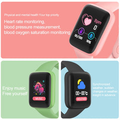 Y68M 1.44 inch Smart Watch, Support Heart Rate Blood Pressure Blood Oxygen Monitoring