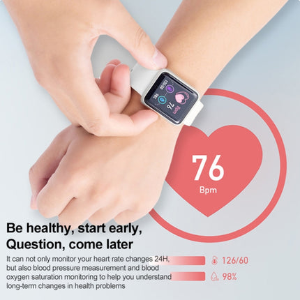 Y68M 1,44 Zoll Smart Watch, unterstützt die Überwachung von Herzfrequenz, Blutdruck und Blutsauerstoff