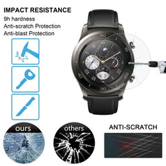 2 PCS ENKAY Hat-Prince for Huawei Watch 2 Smart Watch 0.2mm 9H Surface Hardness 2.15D Explosion-proof Tempered Glass Screen Film