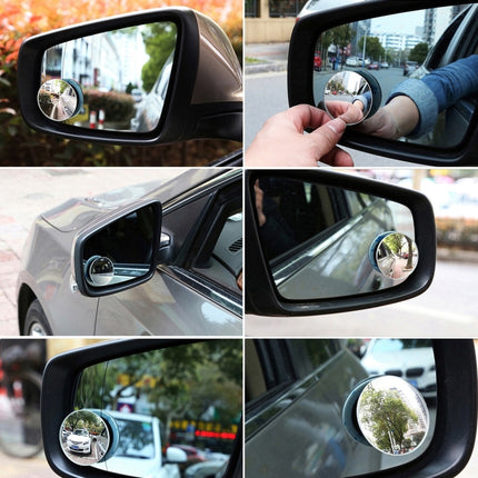 Car Blind Spot Rear View Wide Angle Mirror, Diameter: 5.3cm