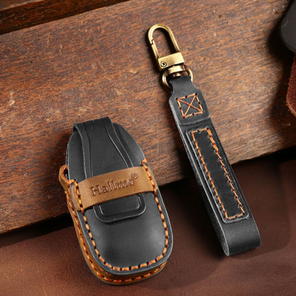 For Ford Focus/Mondeo/Maverick/Explorer/Escort/Edge 2017-2018 C231 Car Key Leather Protective Case, C231
