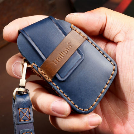 For Cadillac / CT5 / CT6 / XT6 4-button C086 Car Key Leather Protective Case, C086
