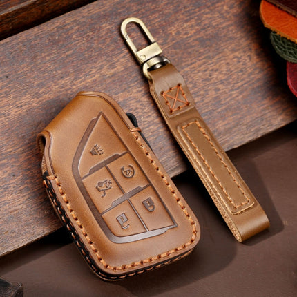 For Cadillac / CT5 / CT6 / XT6 C088 Car Key Leather Protective Case, C088
