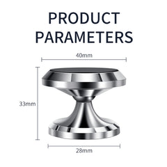 F19 Car Magnetic Phone Holder 360 Degree Rotating Metal Phone Navigation Holder