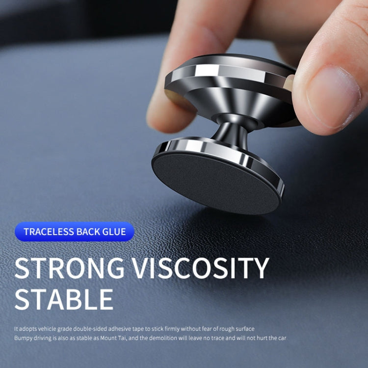 F19 Car Magnetic Phone Holder 360 Degree Rotating Metal Phone Navigation Holder
