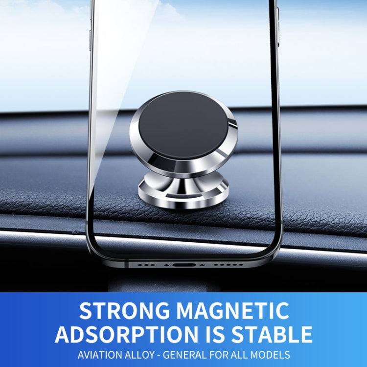 F19 Car Magnetic Phone Holder 360 Degree Rotating Metal Phone Navigation Holder