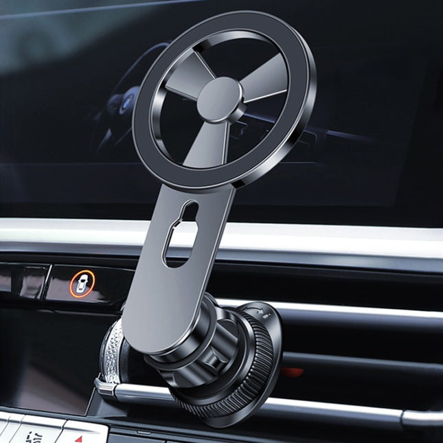F73 MagSafe Magnetic Suction 360 Degree Rotating Car Phone Holder