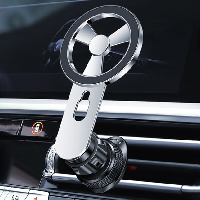 F73 MagSafe Magnetic Suction 360 Degree Rotating Car Phone Holder, F73