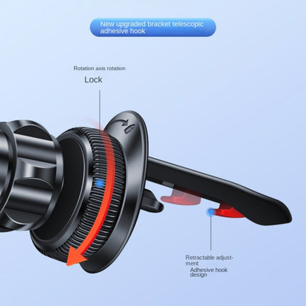 F73 MagSafe Magnetic Suction 360 Degree Rotating Car Phone Holder