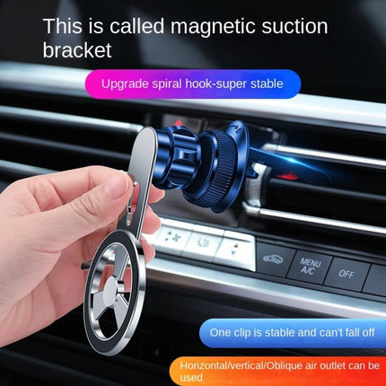 F73 MagSafe Magnetic Suction 360 Degree Rotating Car Phone Holder
