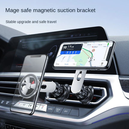 F73 MagSafe Magnetic Suction 360 Degree Rotating Car Phone Holder