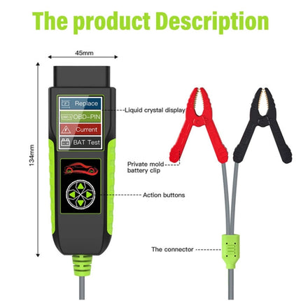 TopDiag BT400 4 in 1 Car Battery Intelligent Analyzer Diagnostic Instrument, TopDiag BT400