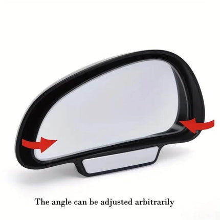 3R-091 Car Blind Spot Left Rear View Wide Angle Adjustable Mirror, 3R-091 (Black), 3R-091