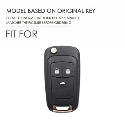 For Chevrolet Folding Hallmo Car Cowhide Leather Key Protective Cover Key Case, C115