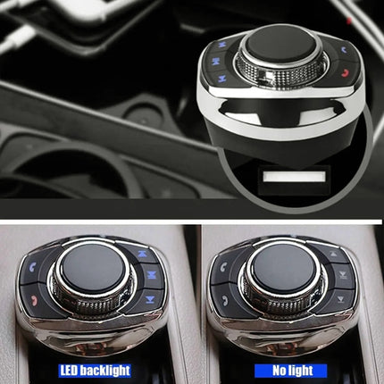 Multifunctional Car Cup Holder Wireless Knob Button Steering Wheel Button Remote Control without Light
