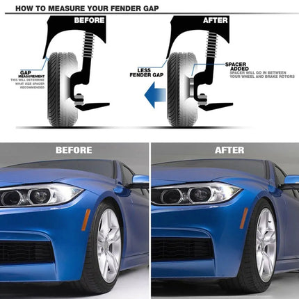 For Mercedes-Benz 20mm Car Modified Wheel Hub Flange Center Wheel Spacer with M12x1.5 Screws, 20mm