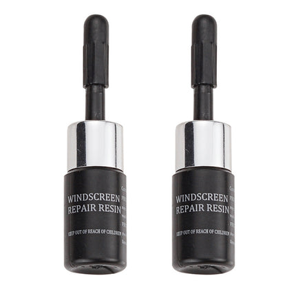 2 in 1 3ml Paintless Dent Removal Car Window Windshield Repair Fluid with Tool, 2 in 1 Repair Fluid (Black), 2 in 1 Repair Fluid (White)