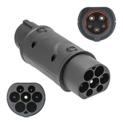 SAE J1772 New Energy Vehicle Charging Gun Type 2 to Type 1 Adapter