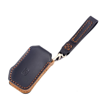 For Kia Sorento / Seltos 2021 / K5 Hallmo Car Cowhide Leather Key Protective Cover Key Case, C173