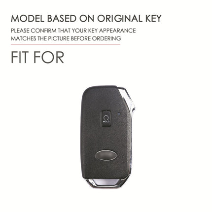 For Kia Sorento / Seltos 2021 / K5 Hallmo Car Cowhide Leather Key Protective Cover Key Case, C173