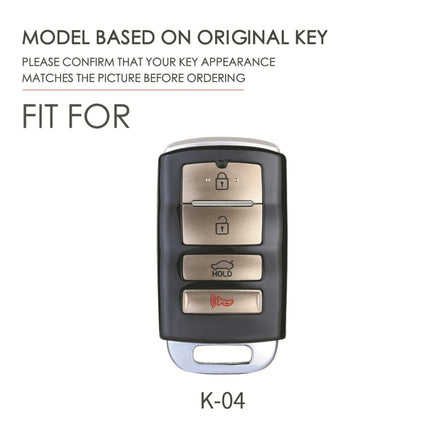 For Kia K4 Hallmo Car Cowhide Leather Key Protective Cover Key Case, C179