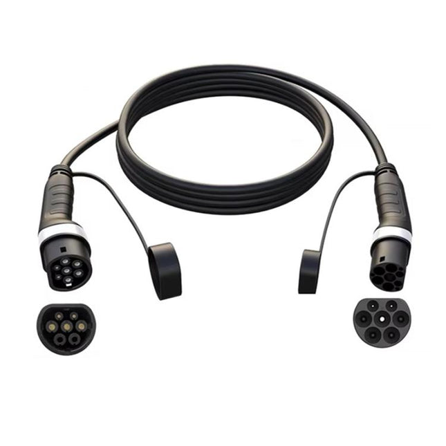 Feyree European Standard New Energy Electric Vehicle Charging Pile Double-ended Extension Cable, 250V 32A
