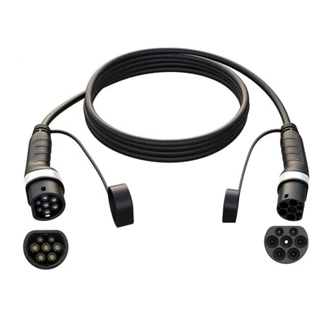 Feyree European Standard New Energy Electric Vehicle Charging Pile Double-ended Extension Cable, 480V 32A
