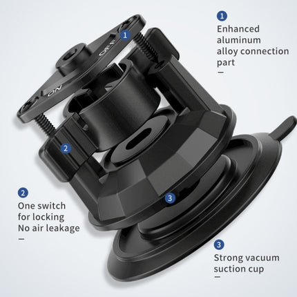 UBA-P1L Car Flexible Tablet Suction Cup Clamp Holder with Extension Rod without Remote Control