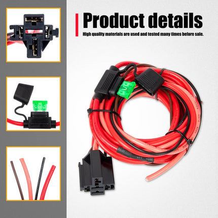 Universal 12V Electric Fuel Pump Relay Kit, Electric Fuel Pump Relay Kit