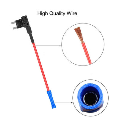 20 in 1 Car Blade Fuse Holder Kits with Cable, 20 in 1