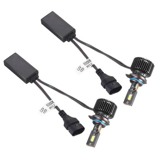 K11 1 Pair 9012 12V / 85W / 6000K / 9000LM Car LED Headlight, 9012
