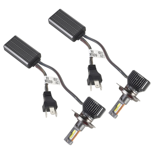 K11 1 Pair H4 12V / 75W / 6000K / 9000LM Car LED Headlight, H4