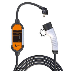 Feyree Portable Adjustable Current Aluminum Alloy New Energy Vehicle Type 2 Charger, Plug: Type 2, Plug: Type 2