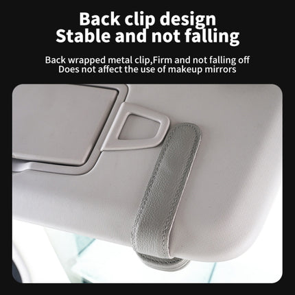 Car Sun Visor Glasses Clip Multi-functional Card Storage Bracket