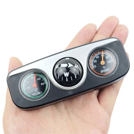 LC-3 3 in 1 Multifunctional Car Compass & Compass Ball & Thermometer, LC-3