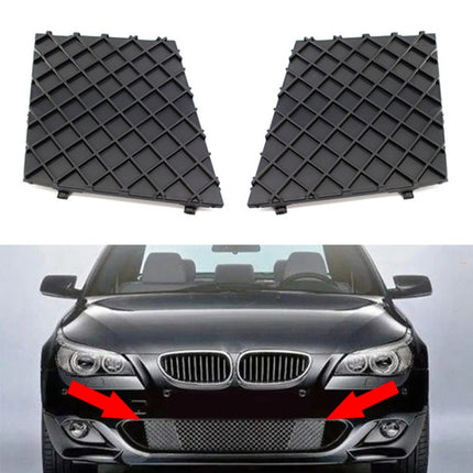 For BMW E60 2003-2010 1 Pair Car Front Bumper Lower Grille Cover 51117897184, For BMW E60 2003-2010