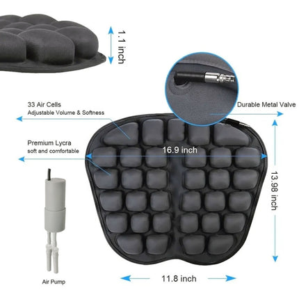 IN-SC003 Car Office Inflatable Airbag Seat Cushion, Style: Electric Water Inflatable Dual-Use