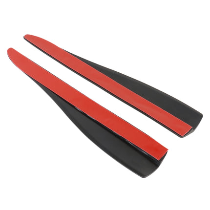 1 Pair Car Solid Color Silicone Bumper Strip, Style: Long, Solid Color