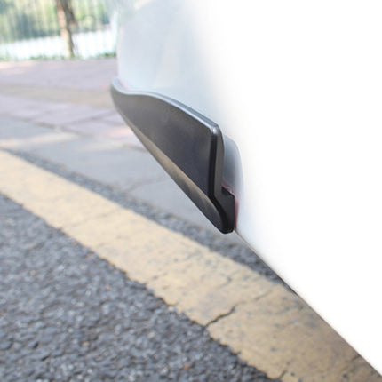 1 Pair Car Solid Color Silicone Bumper Strip, Style: Long, Solid Color