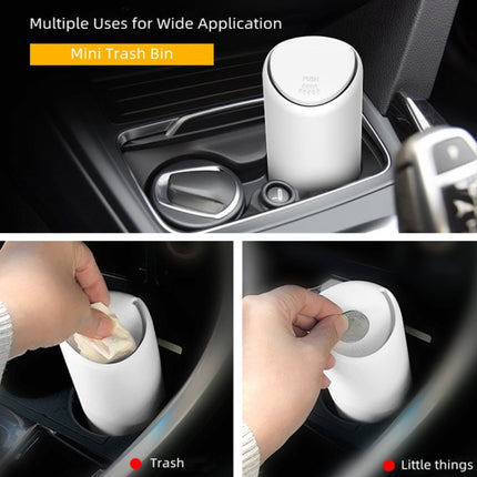 3R-2114 Car Multifunctional Mini Trash Can, 3R-2114(Black), 3R-2114(White)