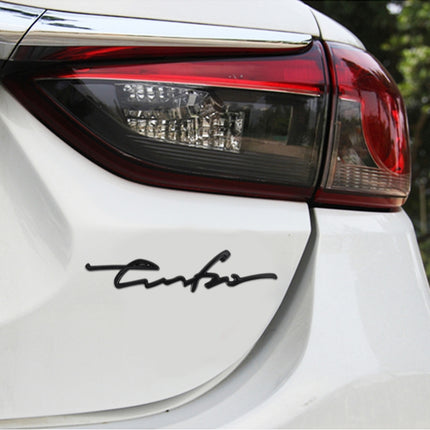 Car Personalized Aluminum Alloy Decorative Stickers, Size: 16x3.5x04cm